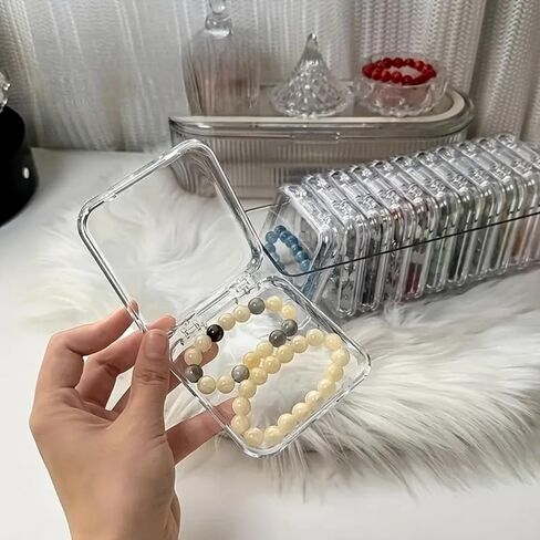 Cable Organizer Storage Box with 12 Wire Ties,Desktop Cable Management Box with Switch, Power Cord Organizer for Office,Home,Desk Accessories Storage Stationery Supplies（Clear） in Saudi Arabia