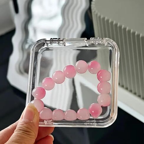 Cable Organizer Storage Box with 12 Wire Ties,Desktop Cable Management Box with Switch, Power Cord Organizer for Office,Home,Desk Accessories Storage Stationery Supplies（Clear） in Saudi Arabia