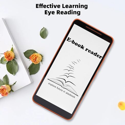 قارئ كتب إلكترونية من GOWENIC بشاشة مقاس 5.7 بوصة، وقارئ إلكتروني، وذاكرة وصول عشوائي سعتها 1 جيجابايت، وذاكرة قراءة فقط 8 جيجابايت، وواي فاي، وبلوتوث، ويدعم تنسيقات صور نصية متعددة، وكاميرا ومكبر صوت مدمجين in Saudi Arabia