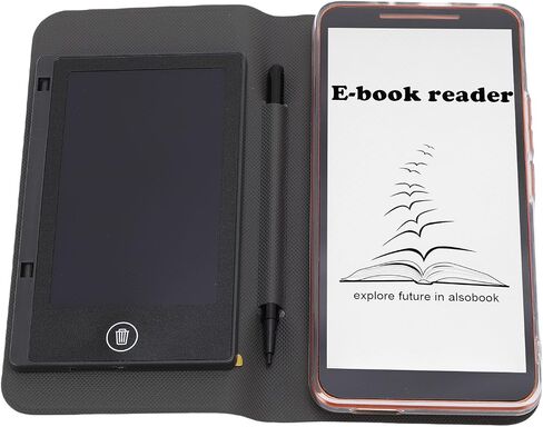 قارئ كتب إلكترونية من GOWENIC بشاشة مقاس 5.7 بوصة، وقارئ إلكتروني، وذاكرة وصول عشوائي سعتها 1 جيجابايت، وذاكرة قراءة فقط 8 جيجابايت، وواي فاي، وبلوتوث، ويدعم تنسيقات صور نصية متعددة، وكاميرا ومكبر صوت مدمجين in Saudi Arabia