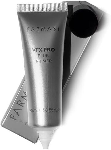 Farmasi VFX PRO Camera-Ready Primer Face Makeup, Advanced Pore Minimizer for Dry, Oily, or Combination Skin, Silky Smooth Skin Revitalizer with Oil-Free Support, Leightweight and All-day Hold, 25 mL in Kuwait