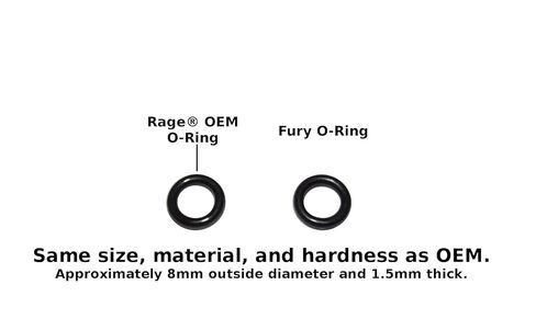 Fury - Replacement O-Rings for Rage Slipcam Broadheads (Pack of 50) in Saudi Arabia