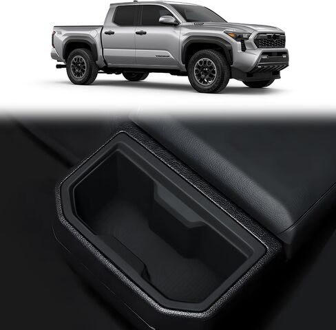 وسادة جل سيليكا للشحن اللاسلكي للسيارة 2024 2025 2026 Toyota 4runner & Tacoma شحن الهاتف المحمول حصيرة غير قابلة للانزلاق ملحقات التعديل الداخلي (وسادة شحن لاسلكية) in Kuwait
