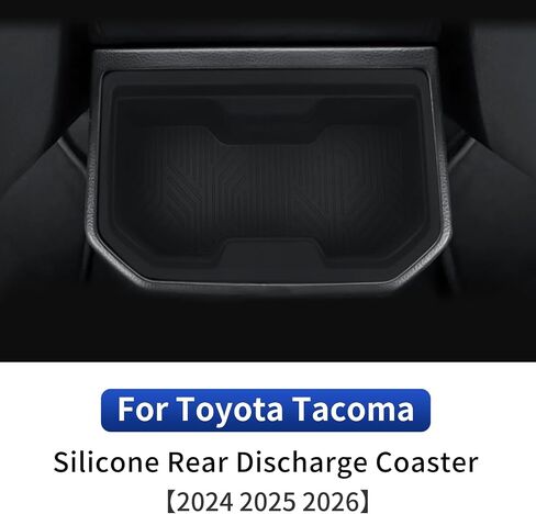 وسادة جل سيليكا للشحن اللاسلكي للسيارة 2024 2025 2026 Toyota 4runner & Tacoma شحن الهاتف المحمول حصيرة غير قابلة للانزلاق ملحقات التعديل الداخلي (وسادة شحن لاسلكية) in Kuwait
