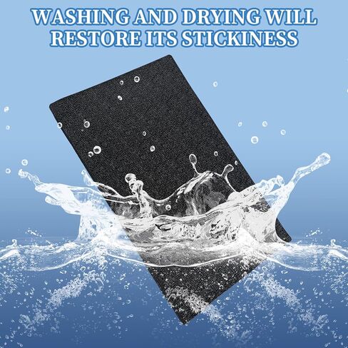 4 Pcs Extra Large Car Dashboard Anti-Slip Pad 11"x7" PU Sticky Adhesive Mat for Phones Sunglasses Keys in Saudi Arabia