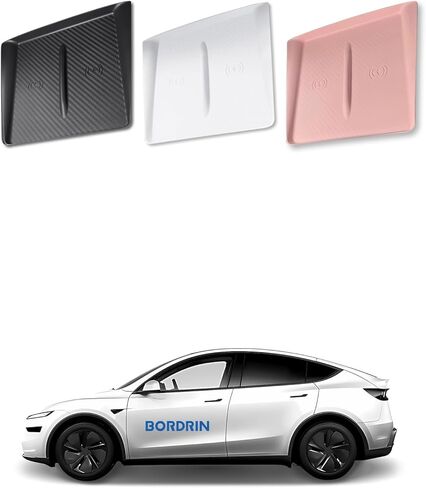 لطراز Tesla Y Juniper المتوافق مع وحدة التحكم المركزية المحدثة، وسادة شحن لاسلكية غير قابلة للانزلاق، حصيرة شاحن لاسلكية للطراز 3 ملحقات Highland 2026 2025 (أسود) in Kuwait