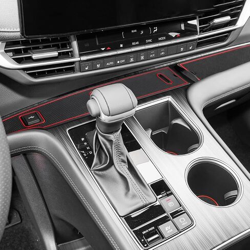 Auovo Anti Dust Door Mats for Toyota Sienna 2025 2026 Accessories Car Cup Holder Insert Center Console Interior Door Compartment Liners 27pcs(White) in Saudi Arabia