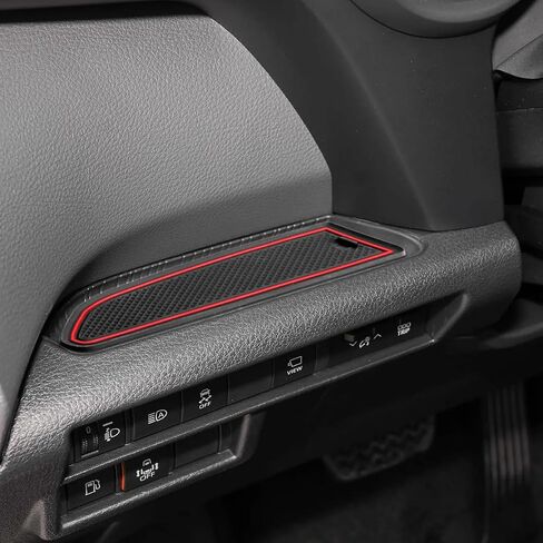 Auovo Anti Dust Door Mats for Toyota Sienna 2025 2026 Accessories Car Cup Holder Insert Center Console Interior Door Compartment Liners 27pcs(White) in Saudi Arabia