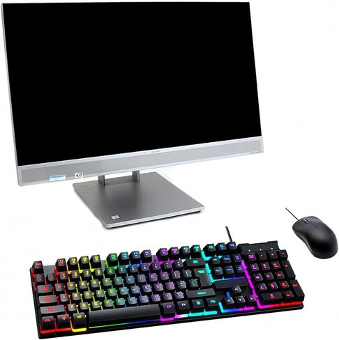كمبيوتر HP EliteOne 800 G3 الكل في واحد، شاشة 23.8 بوصة FHD 1920 x 1080، Core i5-7500 3.4 جيجا هرتز حتى 3.8 جيجا هرتز، 8 جيجا DDR4 SDRAM، 256 جيجا SSD، كمبيوتر مكتبي الكل، لوحة مفاتيح وماوس، Win 11 Pro (متجدد) in Saudi Arabia