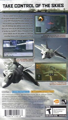 Ace Combat X: Skies of Deception - Sony PSP in Saudi Arabia