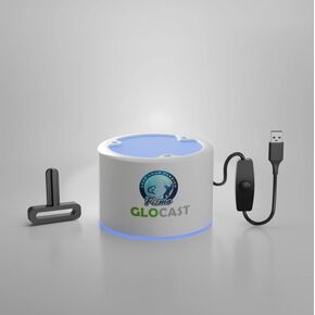 Aramish GloCast Mini - شاحن فوري للأشعة فوق البنفسجية لصيد الأسماك على الجليد ليلاً، طعوم متوهجة، أنابيب الرقص، ضوء LED قوي للأشعة فوق البنفسجية in Kuwait