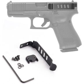 Gun Belt Clip, Low Profile Slim Concealed Carry Easy Install Holster Clip for Glock Gen 1-5 Models 17, 19, 22, 23, 24, 25, 26, 27, 28, 30S, 31, 32, 33, 34, 35, 36 and 41 in Kuwait