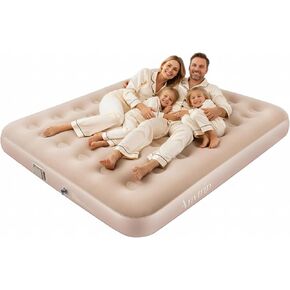 Twin Air Mattress,Portable Inflatable Blow Up Mattress Plus Pillow with Built-in Pump,Waterproof Self Inflating Air Bed Guest Bed for Camping Home Hiking Travel Outdoor in Saudi Arabia