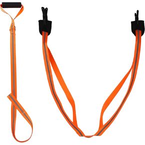 Deer Drag Harness, Deer Drag Rope with Reflective Strip Heavy Duty Hunting Sled Essentials Gear Accessories Double Shoulder Harness for Men Hunting ﻿ in Kuwait