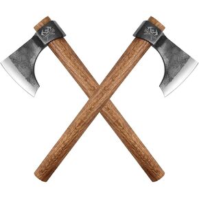 Throwing Axe Set, 16.5" Throwing Tomahawk with 1065 High Carbon Steel & Wooden Handle, Perfect for Axe Throwing Game for Backyard, Competition and Recreation in Kuwait