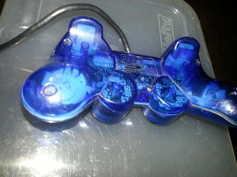 Sony Playstation 2 Dualshock 2 Analog Wired Controller SCPH-10010 - Ocean Blue in Saudi Arabia