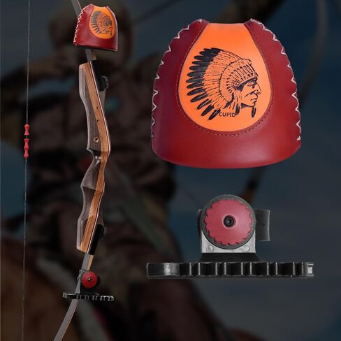 Leather Archery Quiver, Retro Portable Quiver Holder, Quick Removal Adjustable Bow Quiver for Longbow and Recurve Bow in Saudi Arabia