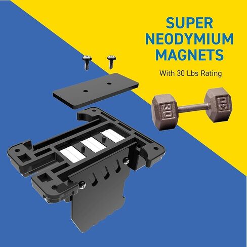 Stinger Trigger Safe Gun Magnet Mount لسلاح ناري المسدس، وحافظات السيارة للمسدسات، ومغناطيس البندقية، وحامل مسدس السيارة، وحافظة مسدس السيارة، وحامل المسدس المغناطيسي، بانتظار براءة اختراع الولايات المتحدة الأمريكية in Saudi Arabia