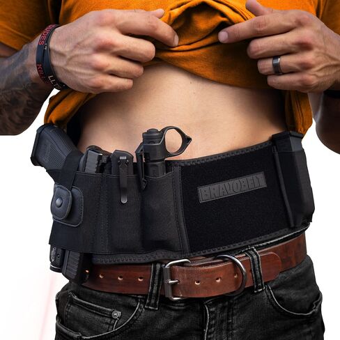 إصدار BravoBelt Laser Fit - حافظة حزام البطن لليزر، Olight، أنظمة Streamlight TLR - للرجال والنساء in Saudi Arabia
