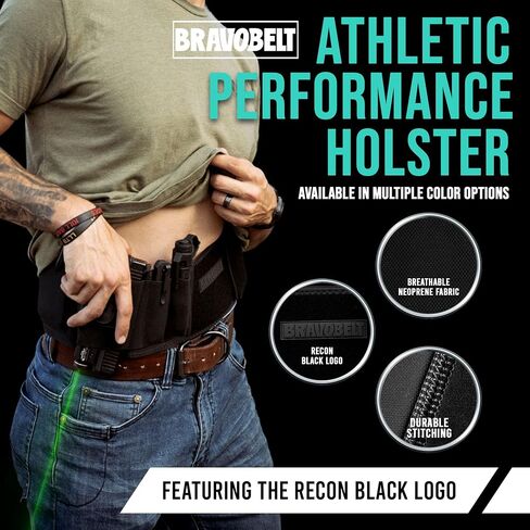 إصدار BravoBelt Laser Fit - حافظة حزام البطن لليزر، Olight، أنظمة Streamlight TLR - للرجال والنساء in Saudi Arabia