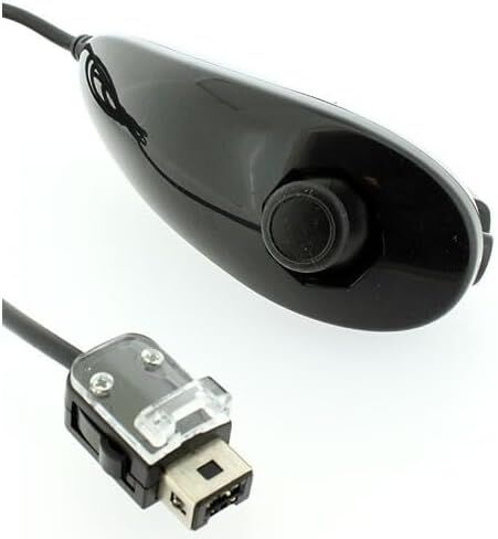 Compatible with Black Wiimote and Nunchuck Controller Bundle for Nintendo Wii Console RVL-003 RVL-036 in Saudi Arabia