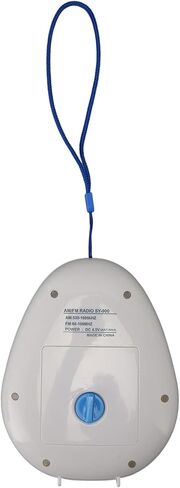 AM FM Shower Radio Waterproofing Portable Bathroom Radio Battery Operated Shower Radio with Built in Speaker Adjustable Volume for Bathroom Kitchen Use in Saudi Arabia