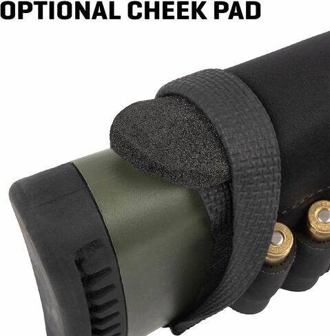 Allen Company Mesa Neoprene Buttstock Shell Holder, Black in Saudi Arabia