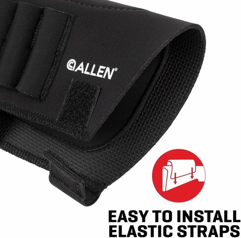Allen Company Mesa Neoprene Buttstock Shell Holder, Black in Saudi Arabia
