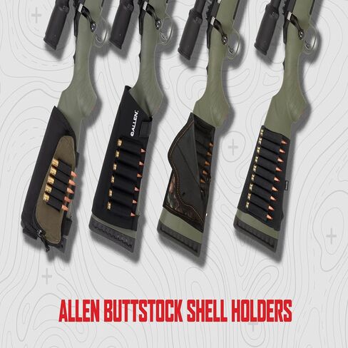 Allen Company Mesa Neoprene Buttstock Shell Holder, Black in Saudi Arabia