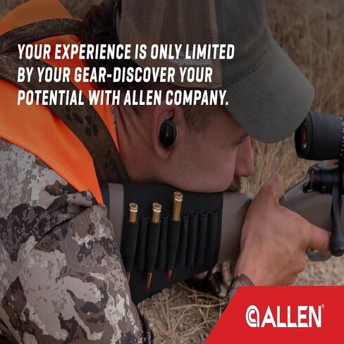 Allen Company Mesa Neoprene Buttstock Shell Holder, Black in Saudi Arabia