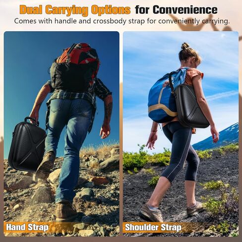 Lightweight EVA Case for Starlink Mini, Starlink Mini Accessories Case Storage Bag, Custom Shoulder Strap & Handle Strap,Waterproof and Shockproof, Ideal for Traveling in Saudi Arabia