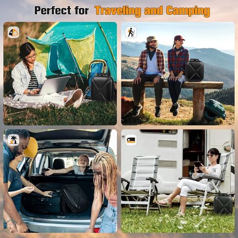 Lightweight EVA Case for Starlink Mini, Starlink Mini Accessories Case Storage Bag, Custom Shoulder Strap & Handle Strap,Waterproof and Shockproof, Ideal for Traveling in Saudi Arabia