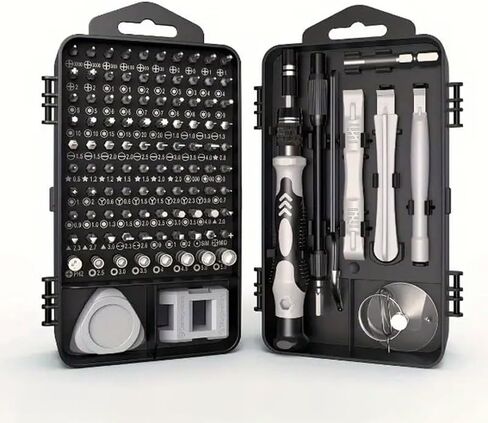 115-Piece Precision Screwdriver Set for Phone, Computer, Watch, Console, Eyeglass & Electronics Repair - Compact Professional & DIY Tool Kit in Saudi Arabia