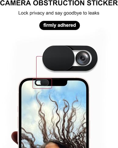 6-Pack Camera Privacy Shield Stickers – for laptops, Smartphones, and Tablets; Strong Adhesive | for MacBook, iPhone, PC, and Other Devices. in Saudi Arabia