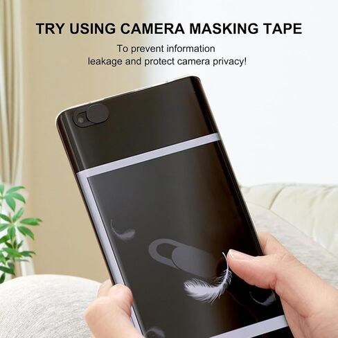 6-Pack Camera Privacy Shield Stickers – for laptops, Smartphones, and Tablets; Strong Adhesive | for MacBook, iPhone, PC, and Other Devices. in Saudi Arabia
