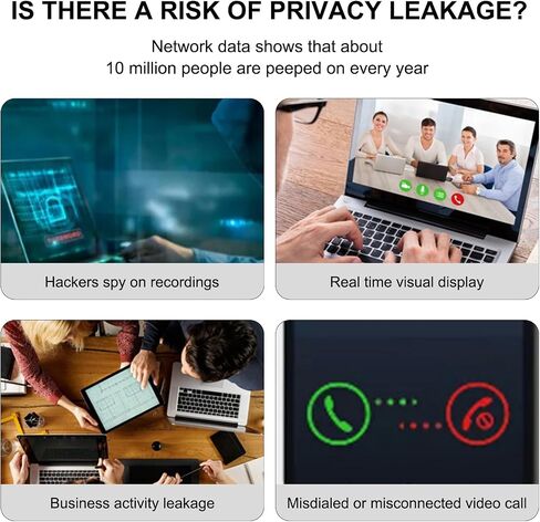 6-Pack Camera Privacy Shield Stickers – for laptops, Smartphones, and Tablets; Strong Adhesive | for MacBook, iPhone, PC, and Other Devices. in Saudi Arabia