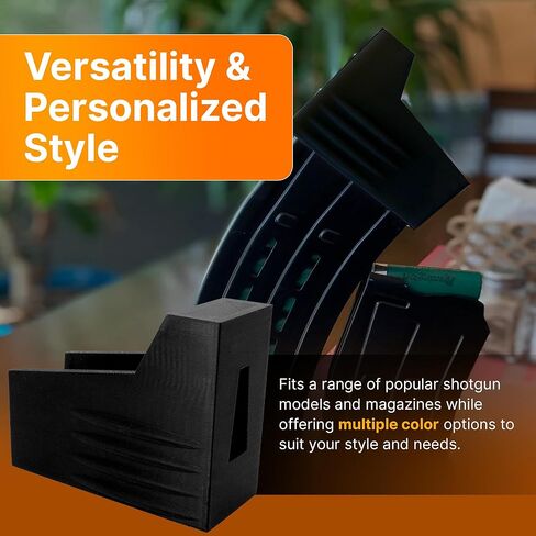 محمل سرعة البندقية SplashNColor ذو 12 مقياسًا لـ Armscor RIA VRPA40 VR80 VR60 - حافظة أصابع عالية القوة، تناسب 5، 9، 19 مجلة مستديرة - محمل مجلة البندقية، محمل سرعة المجلة - ألوان متعددة in Kuwait