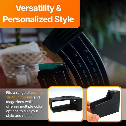 محمل سرعة البندقية SplashNColor ذو 12 مقياسًا لـ Armscor RIA VRPA40 VR80 VR60 - حافظة أصابع عالية القوة، تناسب 5، 9، 19 مجلة مستديرة - محمل مجلة البندقية، محمل سرعة المجلة - ألوان متعددة in Kuwait