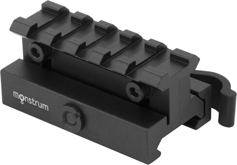 Monstrum Lockdown Series Adjustable Height Picatinny Riser Mount with Quick Release | 2.5 inch in Saudi Arabia