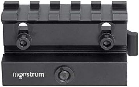 Monstrum Lockdown Series Adjustable Height Picatinny Riser Mount with Quick Release | 2.5 inch in Saudi Arabia