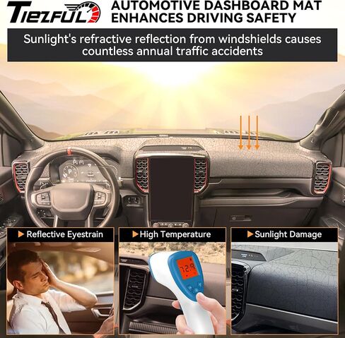 Dash Cover Fit for Subaru Forester 2025 2026 Accessories Dashboard Cover Mat Flannel Non-Slip Dash Mat Sunshield Glare Sunlight Protector Interior Accessory for Forester 2025 2026 in Saudi Arabia