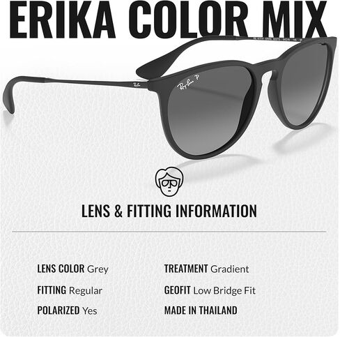 Ray-Ban RB4171F ERIKA COLOR MIX Phantos Shaped Sunglasses for Men & Women with Official RAYBAN Eyewear Kit in Saudi Arabia
