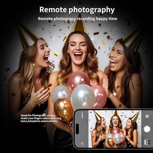 Smart Ring for Women Men, Fitness Tracker Ring with Heart Rate, Blood Oxygen, Blood Pressure, Sleep Tracker, Step Tracker (13#) in Kuwait