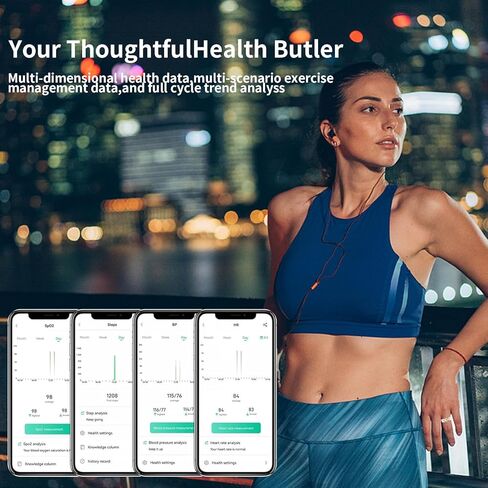 Smart Ring for Women Men, Fitness Tracker Ring with Heart Rate, Blood Oxygen, Blood Pressure, Sleep Tracker, Step Tracker (13#) in Kuwait