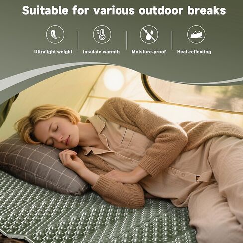 وسادة نوم إسفنجية مغلقة خفيفة الوزن للمشي لمسافات طويلة، وسادة نوم قابلة للطي مقاومة للرطوبة، سجادة نوم للتخييم، سجادات تخييم السيارة in Kuwait