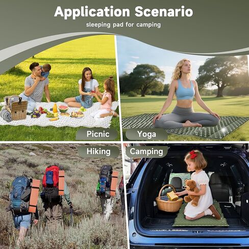 وسادة نوم إسفنجية مغلقة خفيفة الوزن للمشي لمسافات طويلة، وسادة نوم قابلة للطي مقاومة للرطوبة، سجادة نوم للتخييم، سجادات تخييم السيارة in Kuwait
