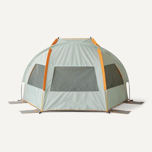 Amazon Basics Camping Sun Shelters, Gray and Orange, 7 x 4 x 4 feet (LxWxH) in Saudi Arabia