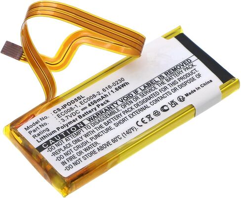 Battery for iPod EC008 EC008-1 EC008-2 616-0230 616-0229 616-0227 616-0412 616-0392 in Saudi Arabia