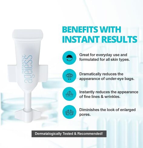 Instantly Ageless 5 Vials Anti Wrinkle Cream Works in 2 Minutes in Saudi Arabia