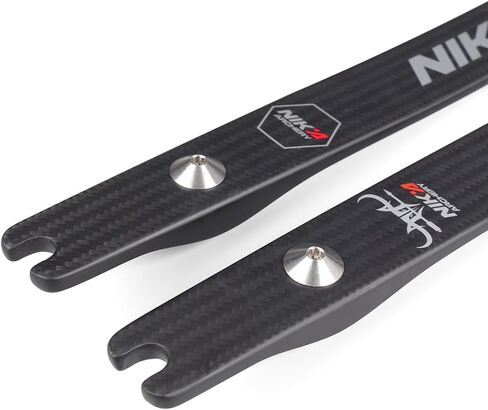 Nika Archery N3 أطراف من ألياف الكربون سلسلة التقدم ILF أطراف 66 بوصة 68 بوصة 70 بوصة لقوس منحني @25H 20-50 رطل ممارسة مسابقة الصيد in Kuwait